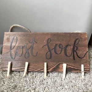 Lost sock sign I made